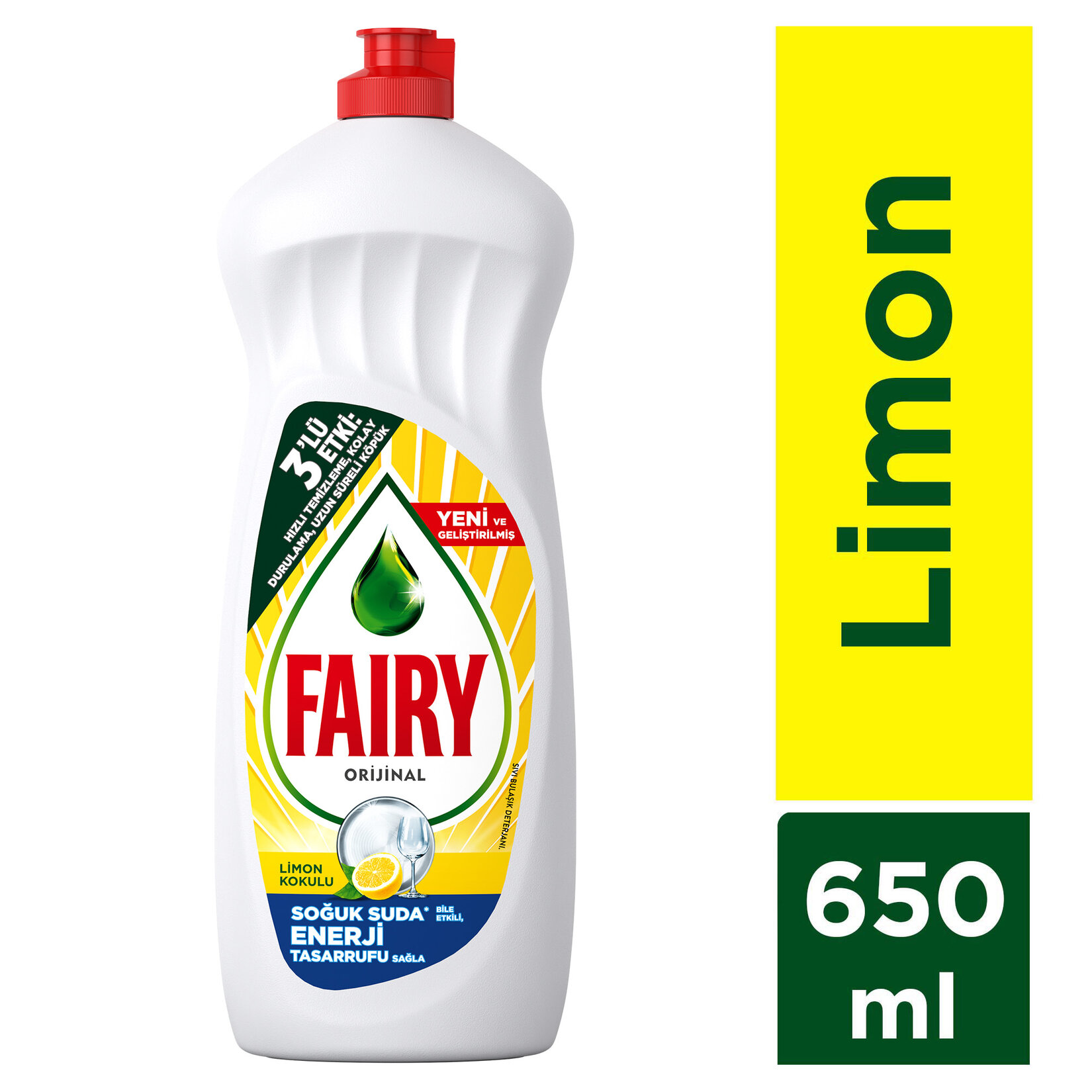 Fairy Bulaşık 650 ML. (Limon)