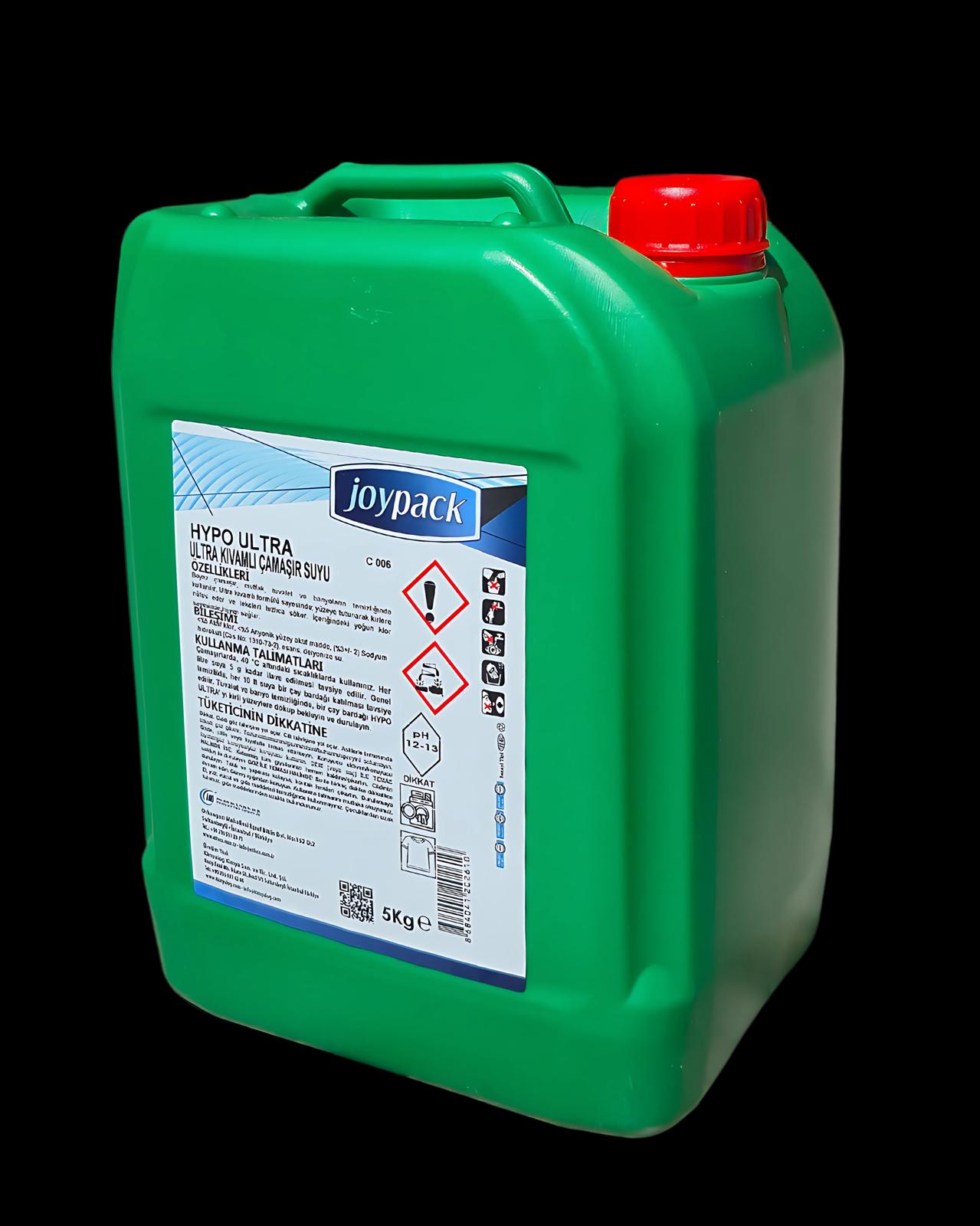 Joypack Hypo Ultra Kıvamlı Çamaşır Suyu 5 Litre