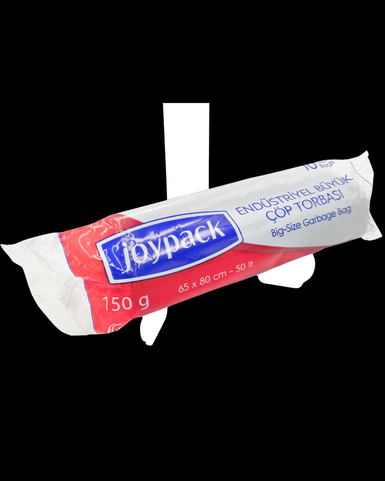 Joypack Endüstriyel Büyük Boy Çöp Torbası 65x80 cm 10'lu Paket